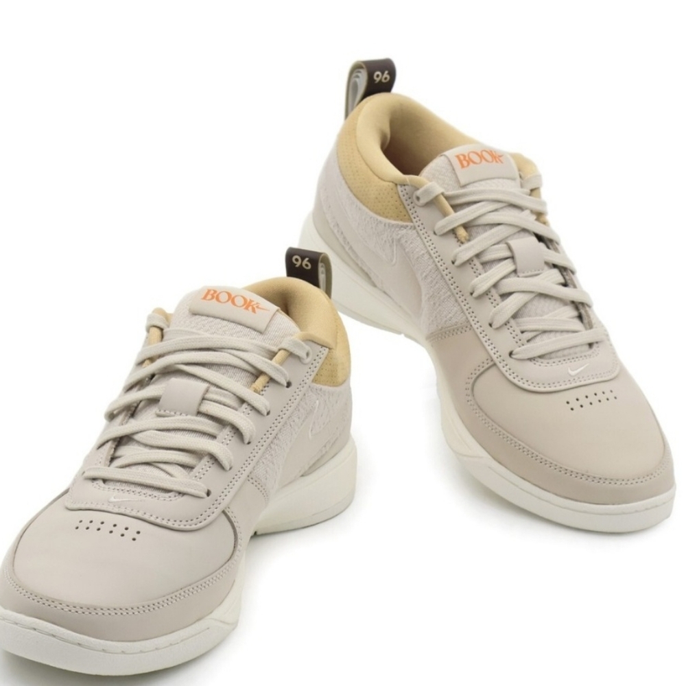 Size 7.5 - NEW Men's NIKE BOOK 1 "Grey/Sail" Light Orewood Brown - Picture 7 of 17